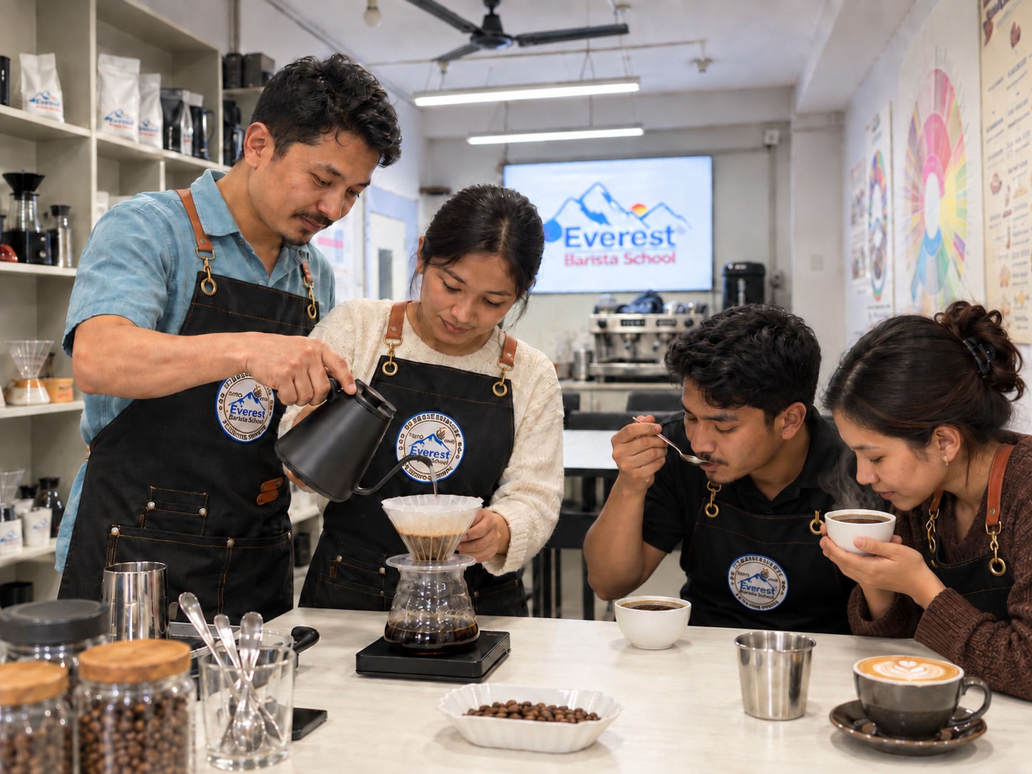 COFFEE WORKSHOPS AND PRACTICAL SESSIONS