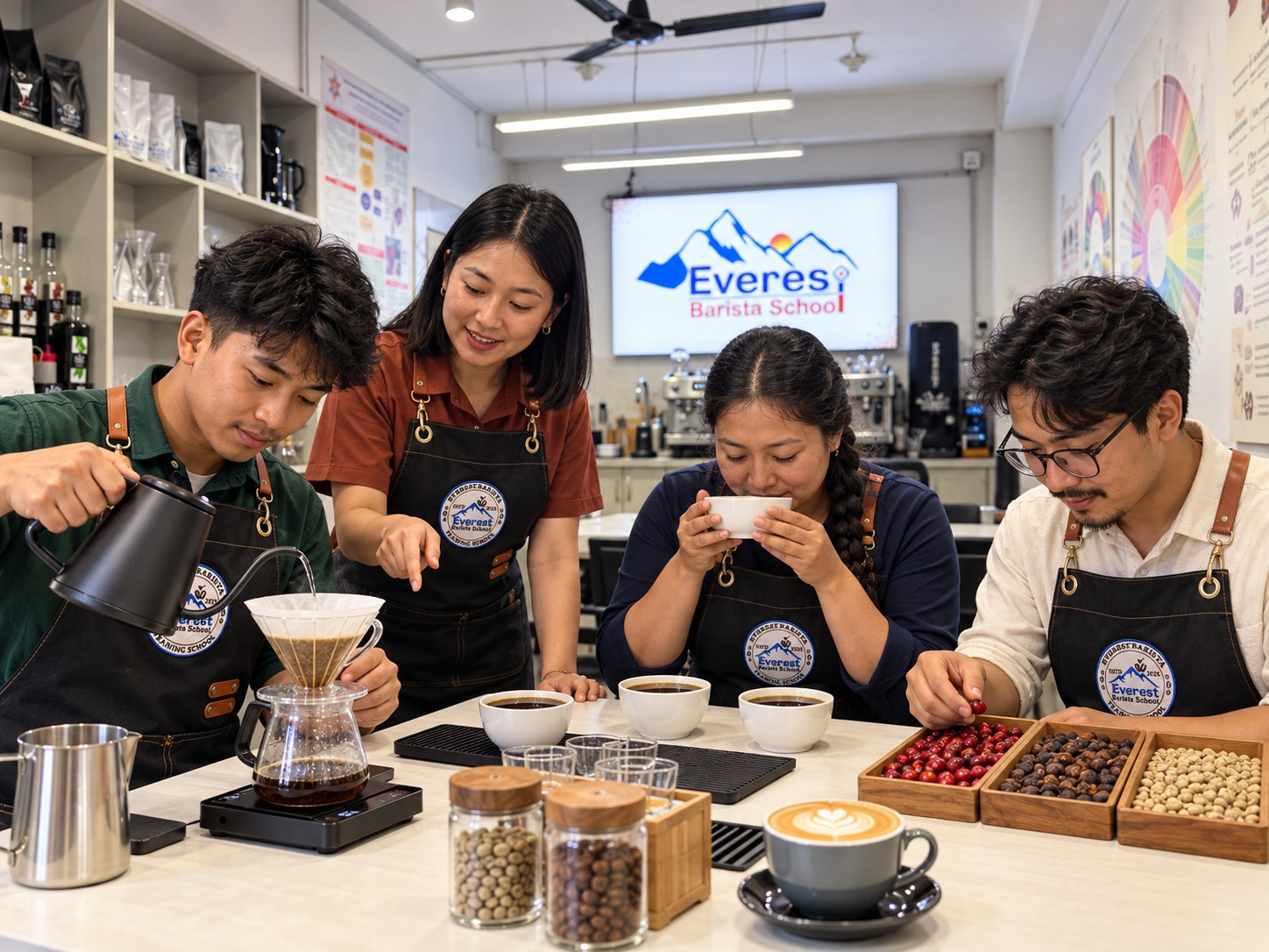 COFFEE WORKSHOPS AND PRACTICAL SESSIONS